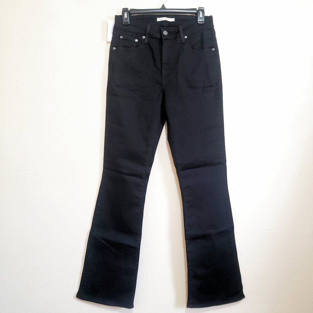Levi's 725 Black Bootcut Jeans Size 29 NWT
